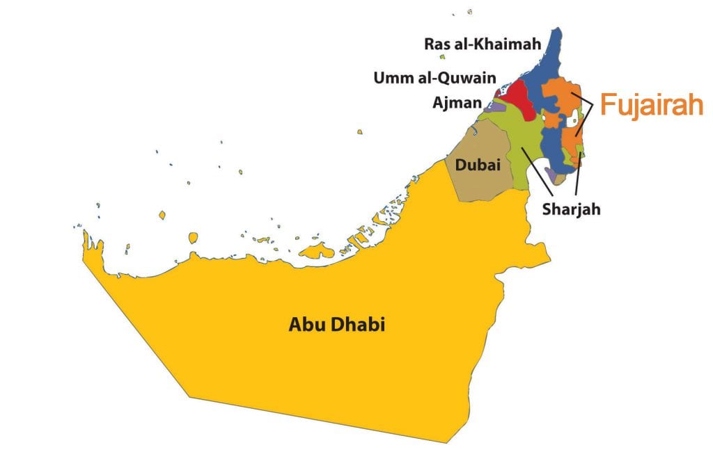 Fujairah-map