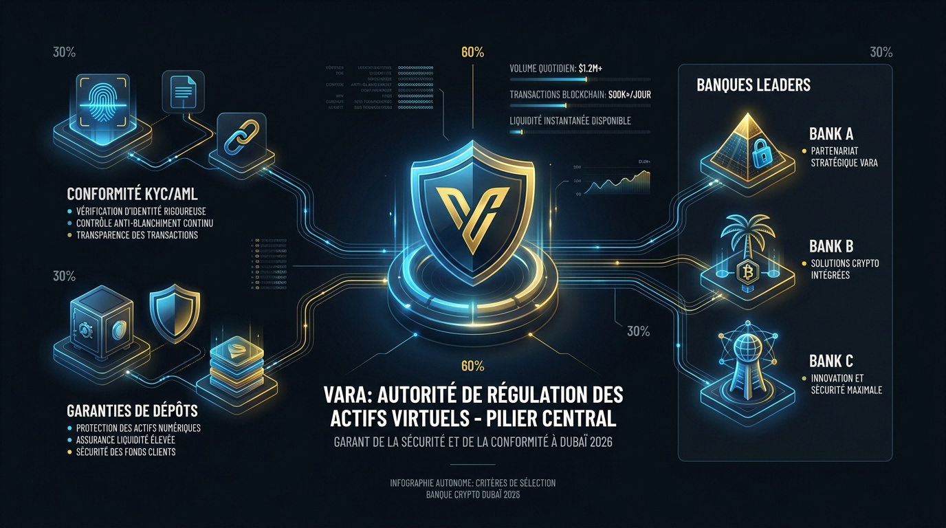 Sécurité VARA et banques crypto Dubaï