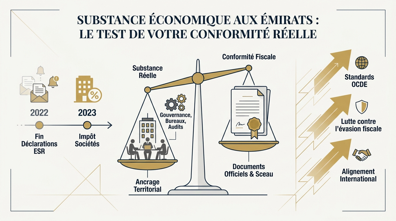 Analyse de la conformité à la substance économique aux Émirats Arabes Unis