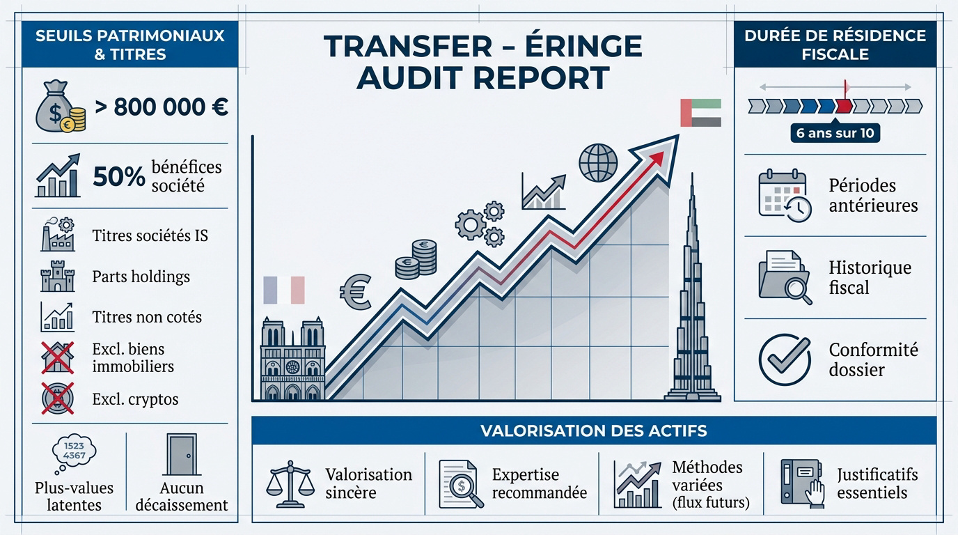 Rapport d'audit pour le transfert de résidence fiscale entre la France et Dubaï