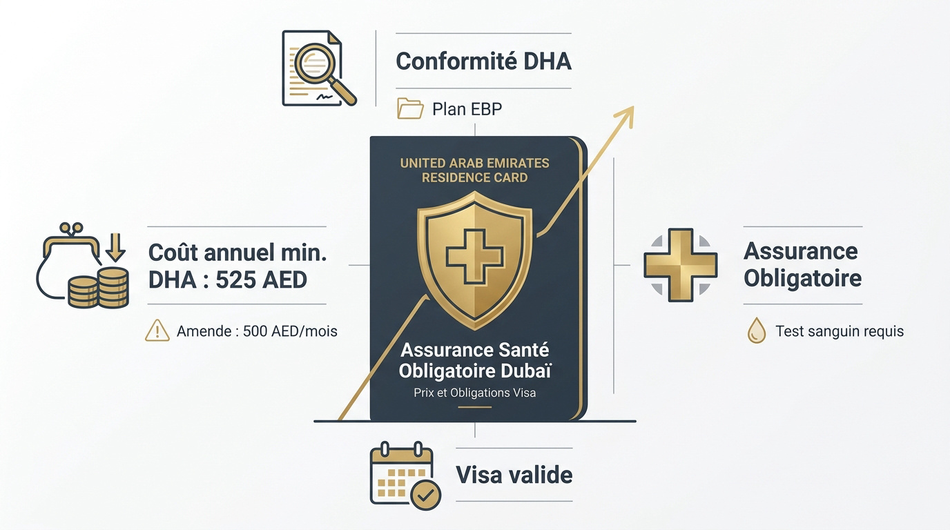 Assurance santé et conformité visa Dubaï