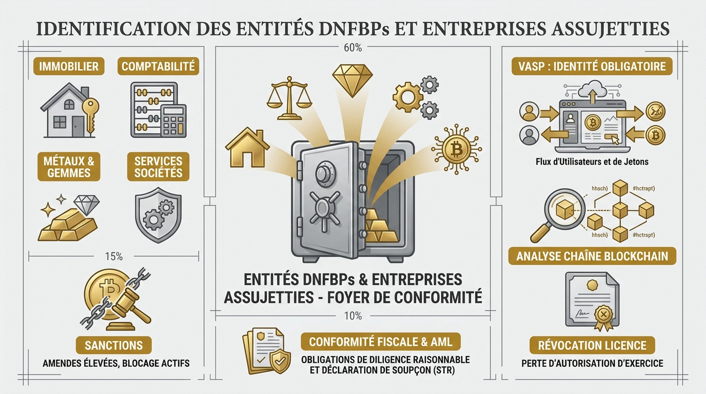 Identification des secteurs DNFBPs et entreprises assujetties aux Émirats pour la conformité GoAML