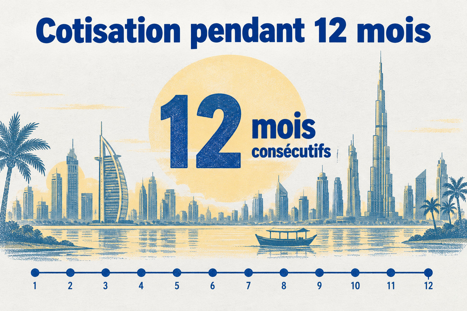 Il faut avoir cotisé pendant 12 mois consécutifs avant de pouvoir demander une indemnité ILOE.
